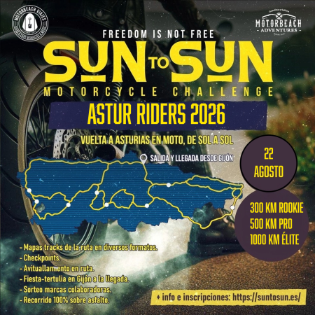 Inscripción Astur Riders - 300km ROOKIE