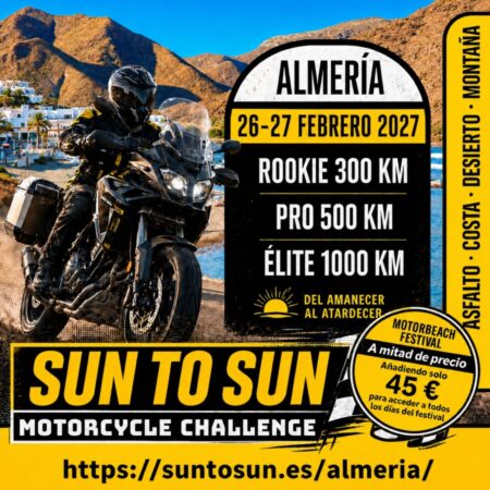 Inscripción Almeria - 300km ROOKIE